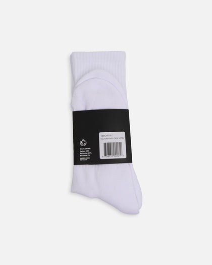 Culture Kings CK NFS Crew Socks White/Black