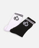 Culture Kings CK NFS Logo Socks 2 Pack Black/White