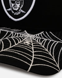 New Era Las Vegas Raiders 'Spider Web Visor' 9FORTY A-Frame Snapback Black