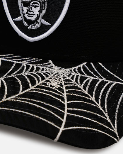 New Era Las Vegas Raiders 'Spider Web Visor' 9FORTY A-Frame Snapback Black