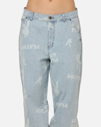 Playboy Mess Denim Jeans Light Indigo