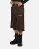 Ed Hardy Serpent Jorts Brown