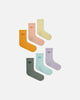 Adidas Trefoil Cushioned Crew Socks 6 Pack Multi-Coloured
