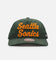 Mitchell & Ness Seattle Sonics Stack Script Corduroy Snapback Green