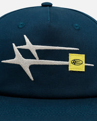 Loiter Hybrid Snapback Cap Petrol Blue