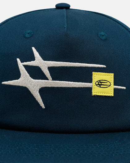 Loiter Hybrid Snapback Cap Petrol Blue