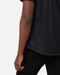 Saint Morta Rodeo Denim Shirt Dark Indigo