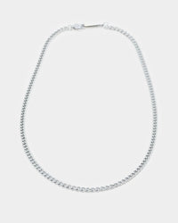 NXS 3mm Micro Cuban Chain White Gold