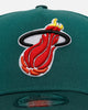 New Era Miami Heat 'Citrus 2.0' 9FORTY A-Frame Snapback Dark Green/Orange