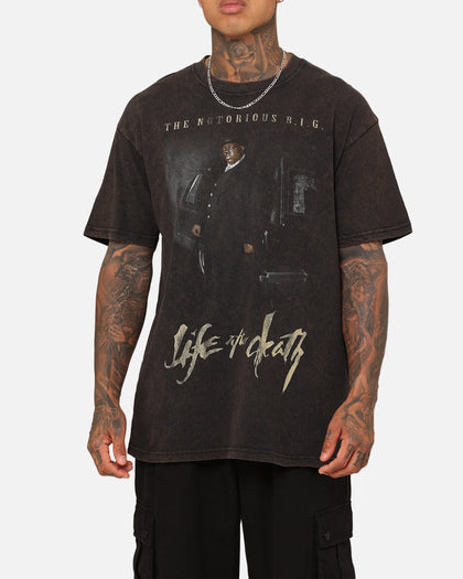 Notorious B.I.G Life After Death Vintage T-Shirt Black Wash
