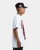 Rodman Brand Barbwire Pink Vintage T-Shirt White