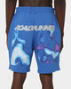 Brockhampton Alien French Terry Shorts Royal Blue