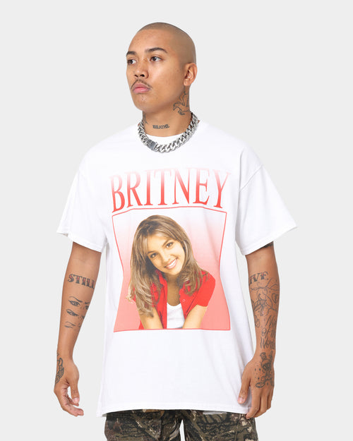 Britney Spears Britney Homage T-Shirt White