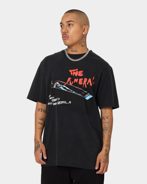 YUNGBLUD Universal Music X YUNGBLUD The Funeral Vintage T-Shirt Washed Black