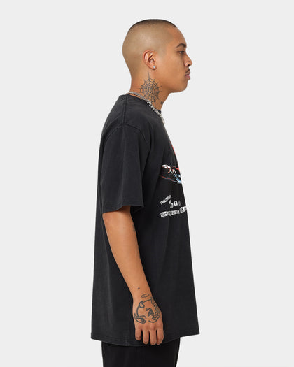 YUNGBLUD Universal Music X YUNGBLUD The Funeral Vintage T-Shirt Washed Black