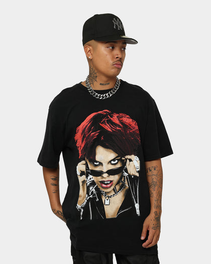 YUNGBLUD Life On Mars Tour Vintage T-Shirt Washed Black