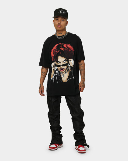YUNGBLUD Life On Mars Tour Vintage T-Shirt Washed Black