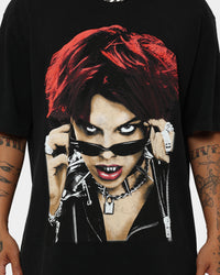 YUNGBLUD Life On Mars Tour Vintage T-Shirt Washed Black