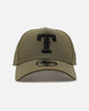 New Era Texas Rangers 'Easy Olive' 9FORTY A-Frame Snapback Olive