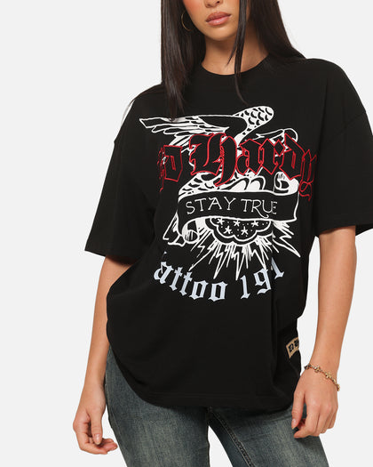 Ed Hardy Flash T-Shirt Black