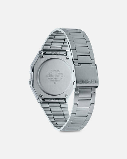 Casio A158WEA-2D Watch Silver/Black