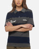 Carre Common Striped Polo Forest/Navy