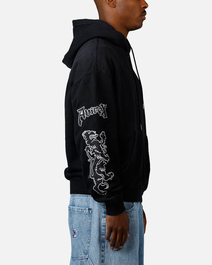 Avirex Goth Zip Hoodie Black