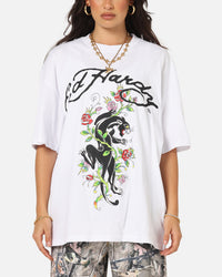 Ed Hardy Savage Bloom T-Shirt White