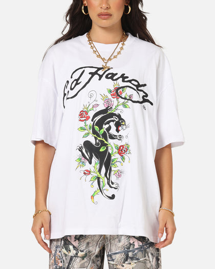 Ed Hardy Savage Bloom T-Shirt White