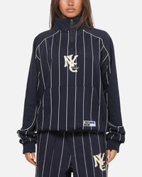 Carre New York City Series Quarter Zip Crewneck Navy