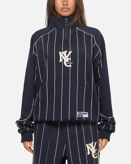 Carre New York City Series Quarter Zip Crewneck Navy