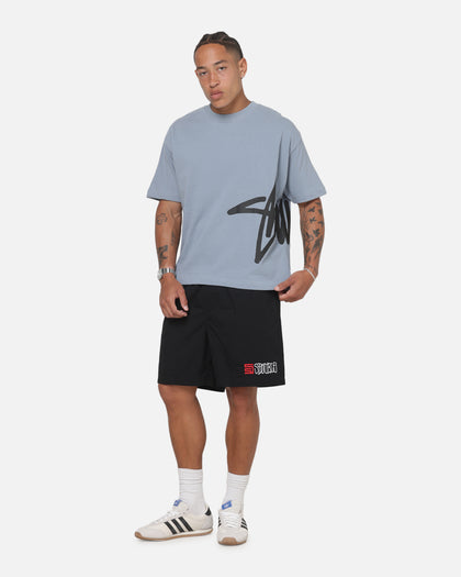 S Double Timeless Poplin Volley Beach Shorts Black