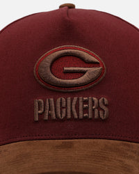47 Brand Green Bay Packers 'Cherry Pie' Offside DT Snapback Dark Maroon