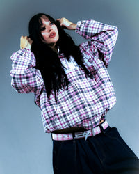 Loiter Racer Work Jacket Pink Plaid