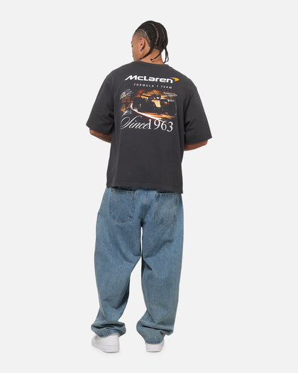 Mitchell & Ness McLaren Apex Crop T-Shirt Slate