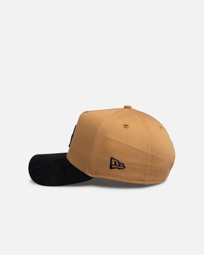 New Era Los Angeles Dodgers "Wheat Black Suede" 9Forty A-Frame Snapback Beige/Khaki