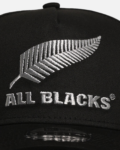 New Era New Zealand All Blacks 'All Blacks Collection' 9FORTY A-Frame Snapback Black/Metallic Silver