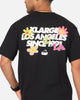 X-Large Flowers T-Shirt Black
