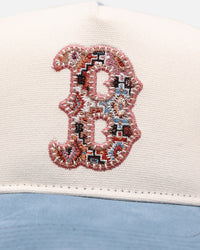 Pro Standard Boston Red Sox 'Tapestry' Pinch Front Strapback Natural