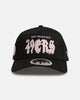 New Era San Francisco 49ers 'Drip Glow Script' 9FORTY A-Frame Snapback Black/Pink