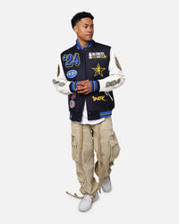 Pro Standard NBA All Star Game 2024 Wool Varsity Jacket Midnight Navy/Royal