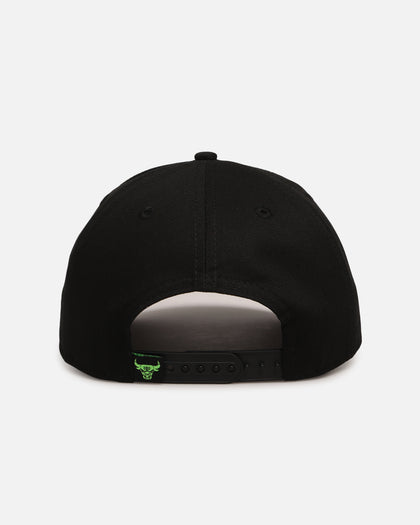 New Era Chicago Bulls 'Spooky Script' 9FORTY A-Frame Snapback Black/Green/Purple