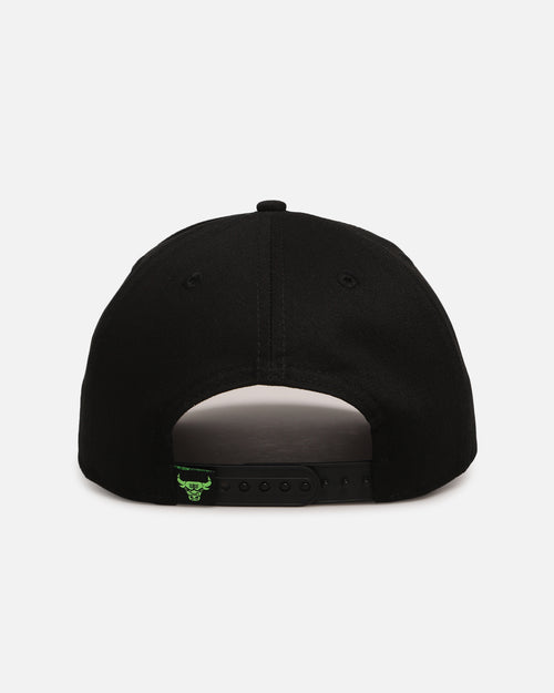 New Era Chicago Bulls 'Spooky Script' 9FORTY A-Frame Snapback Black/Green/Purple