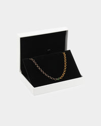 Loiter 18" Split Chain Necklace Natural/Brown/Green