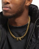 Saint Morta Custom Alpha 2 Letter Chain Gold