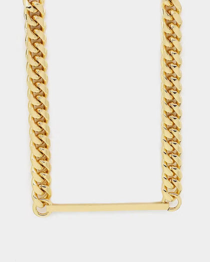 Saint Morta Custom Alpha 4 Letter Chain Gold