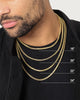 House Of Auric 3.7mm Franco Chain 18K Gold Vermeil