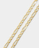 House Of Auric 4.8mm Figaro Chain 18K Gold Vermeil