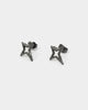 Saint Morta The 4 Point Earrings Black
