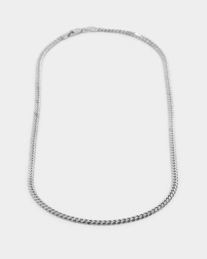 House Of Auric 3mm Cuban Chain Sterling Silver